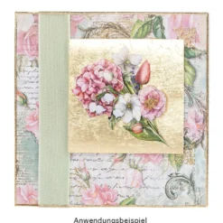 Duo-Design-Papiere, Vintage 1, beidseitig bedruckt, 25cm x 25cm, 250g/m², 20 Blatt