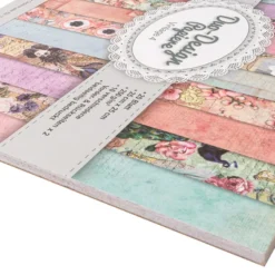 Duo-Design-Papiere, Vintage 4, beidseitig bedruckt, 25cm x 25cm, 250g/m², 20 Blatt