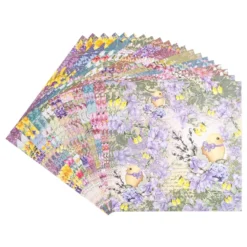 Duo-Design-Papiere, Vintage Ostern 1, beidseitig bedruckt, 25cm x 25cm, 250g/m², 20 Blatt