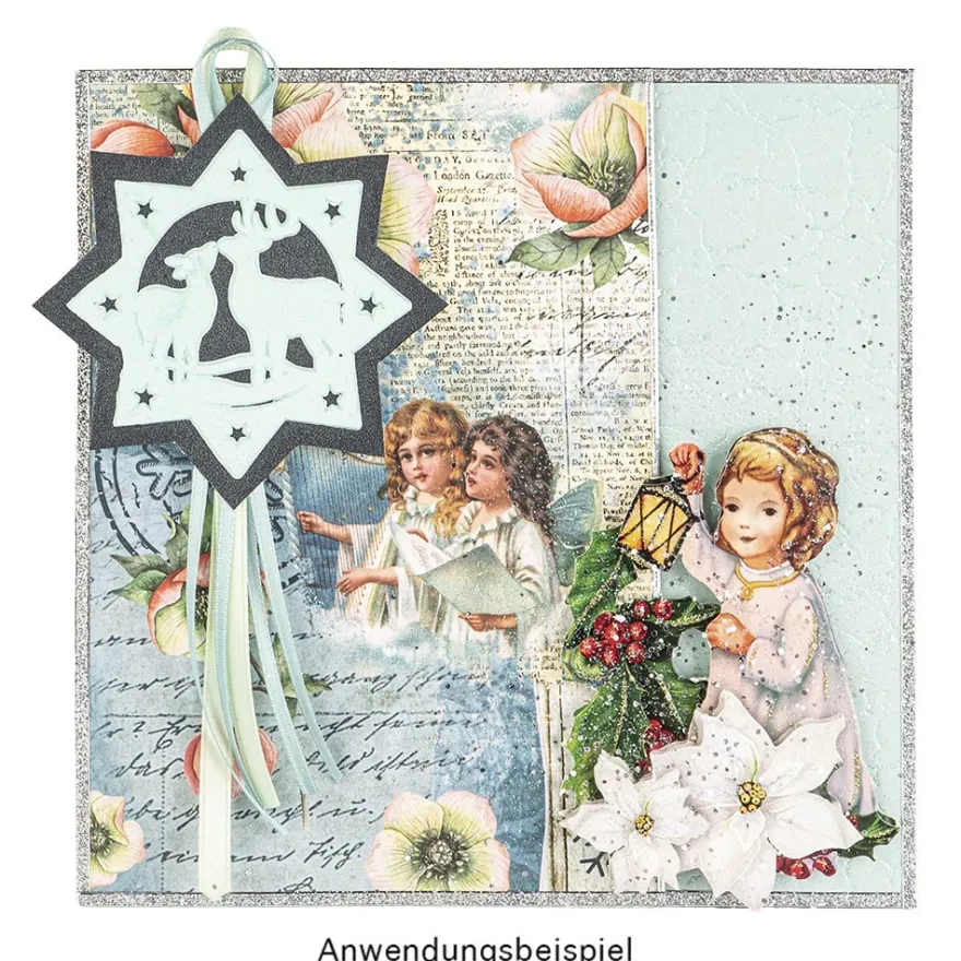 Duo-Design-Papiere, Weihnachtszeit 2, beidseitig bedruckt, 25cm x 25cm, 250g/m², 20 Blatt