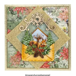 Duo-Design-Papiere, Weihnachtszeit 3, beidseitig bedruckt, 25cm x 25cm, 250g/m², 20 Blatt