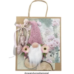 Duo-Design-Papiere, Winter-Floristik 3, beidseitig bedruckt, 25cm x 25cm, 250g/m², 20 Blatt