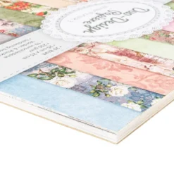 Duo-Design-Papiere, Winter-Floristik 3, beidseitig bedruckt, 25cm x 25cm, 250g/m², 20 Blatt