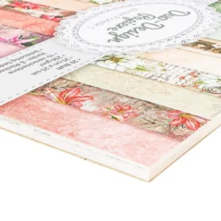 Duo-Design-Papiere, Winter-Floristik 1, beidseitig bedruckt, 25cm x 25cm, 250g/m², 20 Blatt