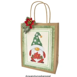 Duo-Design-Papiere, Winter-Floristik 1, beidseitig bedruckt, 25cm x 25cm, 250g/m², 20 Blatt