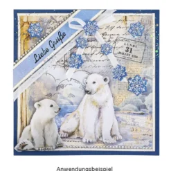 Duo-Design-Papiere, Winterzeit 2, beidseitig bedruckt, 25cm x 25cm, 250g/m², 20 Blatt