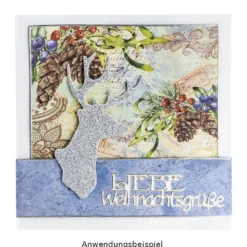 Duo-Design-Papiere, Winterzeit 3, beidseitig bedruckt, 25cm x 25cm, 250g/m², 20 Blatt