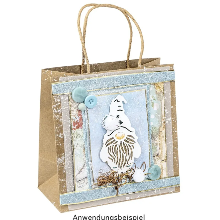 Duo-Design-Papiere, Winterzeit 3, beidseitig bedruckt, 25cm x 25cm, 250g/m², 20 Blatt