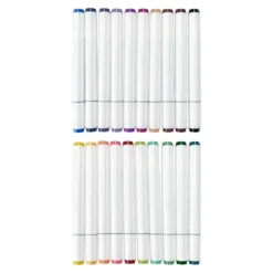 Duo-Marker mit 2 Spitzen, Sortierung 2, auf Wasserbasis, 20 Stück