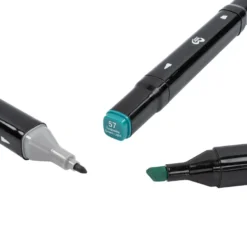 Duo-Marker, 2 verschiedene Spitzen, wasserfest, 24 Stück