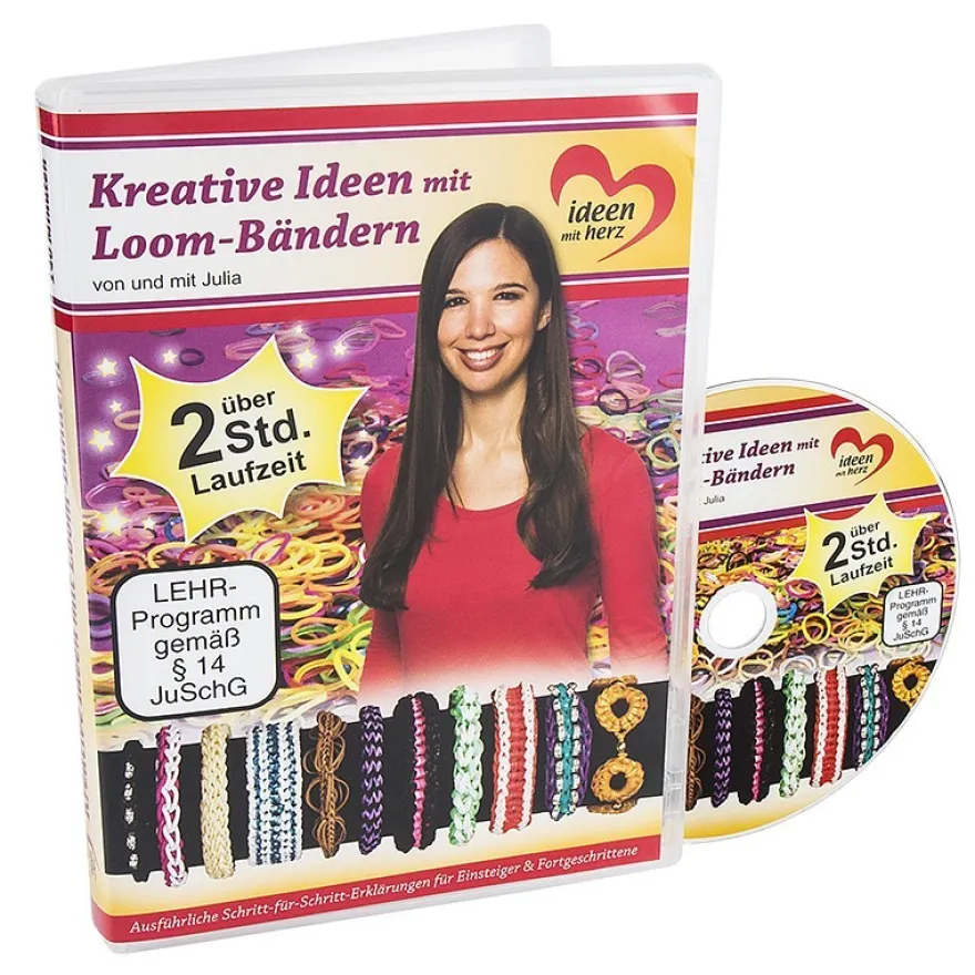 DVD, Kreative Ideen mit Loom-Bändern, Julia, 140 Min.