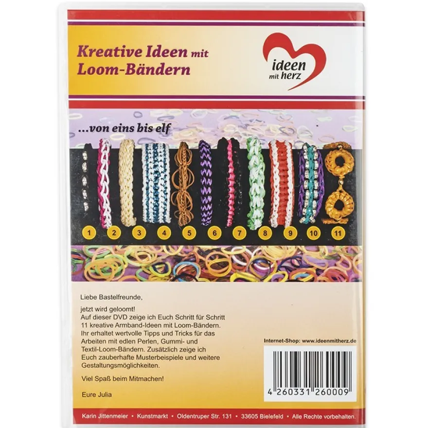 DVD, Kreative Ideen mit Loom-Bändern, Julia, 140 Min.