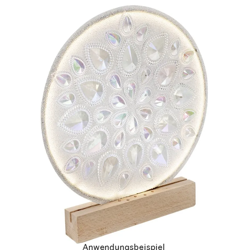 Effekt-Glaskügelchen, Ø1mm bis Ø1,5mm, 125g, transparent-irisierend