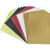 Effekt-Karton, Perlmutt, DIN A4, selbstklebend, 200 g/m², 5 verschiedene Farben, 20 Stück