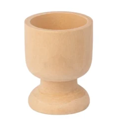 Eierbecher aus Holz, 5cm hoch, Ø 3,8cm, 6 Stück