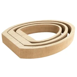 Ei-Podeste, Rohlinge aus Holz, 10 bis 16cm hoch, 3 Stück