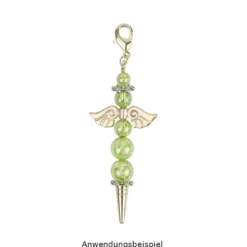 Engelsflügel, Design 2, 1,9cm, hellgold, 30 Stück
