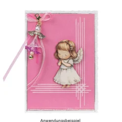 Engelsflügel, Design 2, 2,3cm, hellgold, 20 Stück