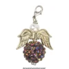 Engelsflügel, Design 3, 3cm, hellgold, 15 Stück