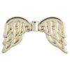 Engelsflügel, Design 6, 2,3cm, hellgold, 20 Stück