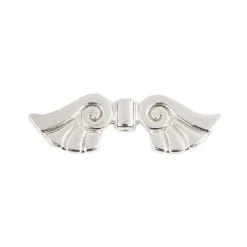 Engelsflügel, Design 2, 2,3cm, silber, 20 Stück