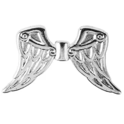 Engelsflügel, Design 7, 2,3cm, silber, 20 Stück