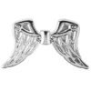 Engelsflügel, Design 7, 1,9cm, silber, 30 Stück
