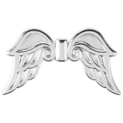 Engelsflügel, Design 3, 3cm, silber, 15 Stück