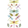 Epoxy-Sticker, Libellen, 17,5cm x 9cm