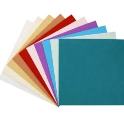 30er Grußkarten-Set, "Florida", 13x13 cm, 10 Farben