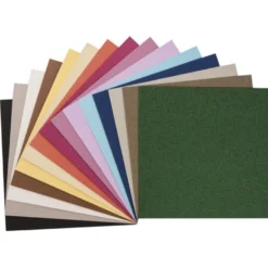 30er Grußkarten-Set, "Island", 13x13 cm, 15 Farben