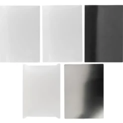 Ersatzplatten, für die Präge- & Stanzmaschine "Stanzfee", 5 verschiedene Platten