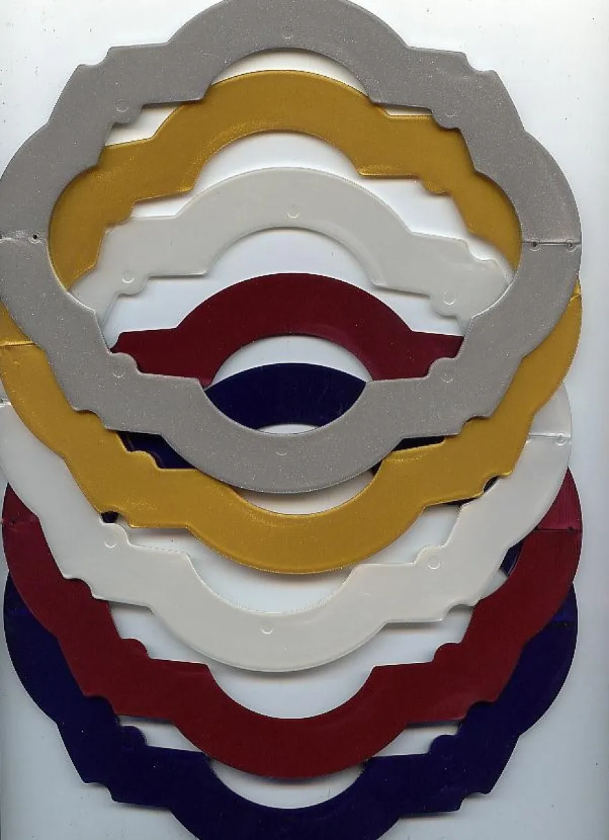 5er Set,Acrylrahmen-Barock,Perlmutt