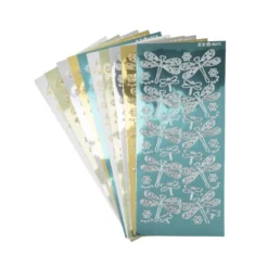 10er Sticker-Set, Libellen, 10cm x 23cm