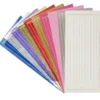 10er Sticker Set, Linien, 8mm, verschiedene Farben und Folien