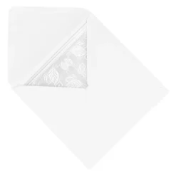 Exquisit-Grußkarten, Blatt-Design, geprägt, Perlmutt, 16cm x 16cm, inkl. Umschläge, 20-teilig