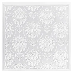Exquisit-Grußkarten, Ornamentik, geprägt, Perlmutt, 16cm x 16cm, inkl. Umschläge, 20-teilig