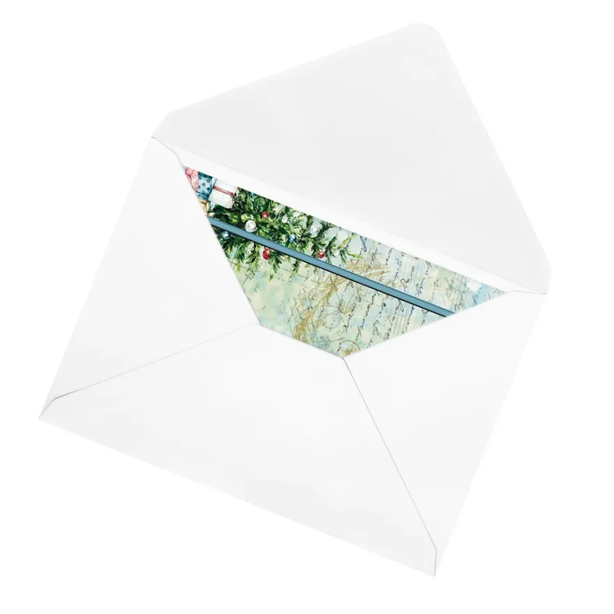 3-Fach Motiv-Grußkarten, Rechteck, Winter 1, 11,5cm x 16,5cm, inkl. Umschläge, 10 Stück