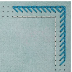 Fadengrafik-Grußkarten, Soft-Marmor, 11,5cm x 16,5cm, 300g/m², 10 Farben, inkl. Umschläge, 20-teilig