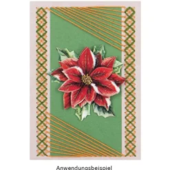 Fadengrafik-Grußkarten, Soft-Marmor, 11,5cm x 16,5cm, 300g/m², 10 Farben, inkl. Umschläge, 20-teilig