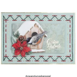 Fadengrafik-Grußkarten, Soft-Marmor, 11,5cm x 16,5cm, 300g/m², 10 Farben, inkl. Umschläge, 20-teilig