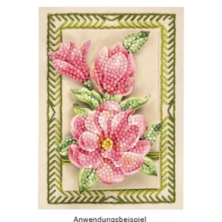 Fadengrafik-Grußkarten, Soft-Marmor, 11,5cm x 16,5cm, 240g/m², 10 Farben, inkl. Umschläge, 20-teilig
