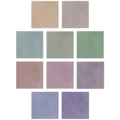 Fadengrafik-Grußkarten, Soft-Marmor, 11,5cm x 16,5cm, 240g/m², 10 Farben, inkl. Umschläge, 20-teilig