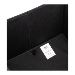 Faltbare Aufbewahrungsboxen, 30cm x 30cm x 30cm, schwarz, 6 Stück