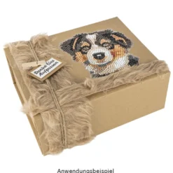 Faltbox mit Magnetverschluss, 21cm x 17,3cm x 8,2cm, 1200 g/m², Kraftpapier
