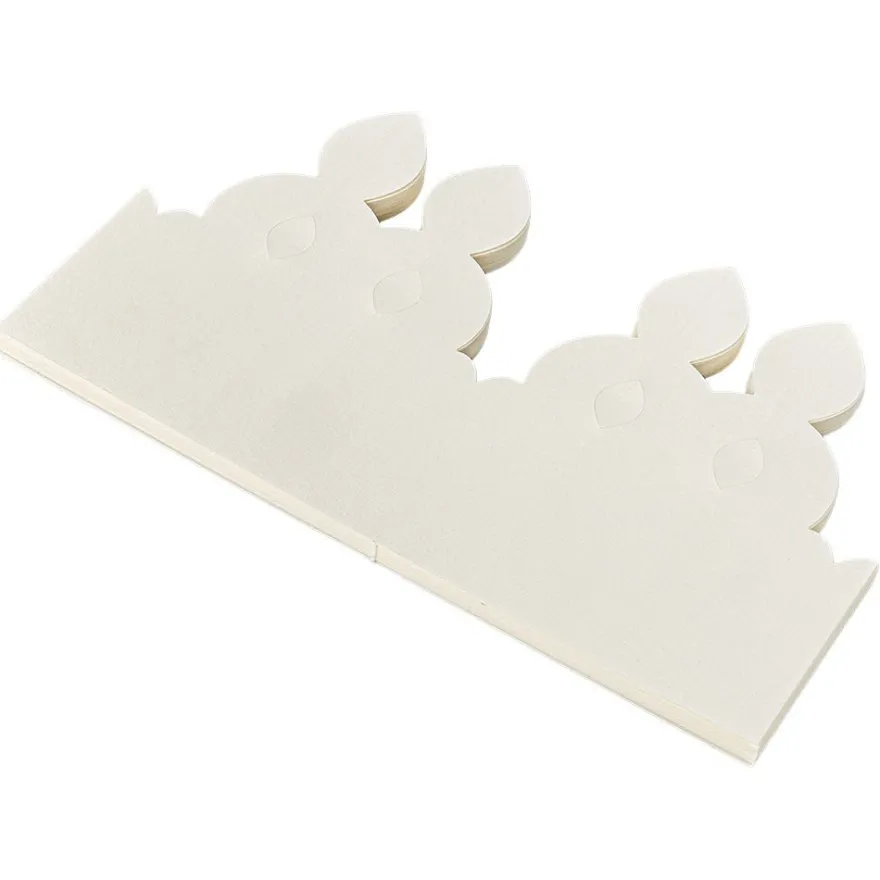 Faltelemente, Sternenblüte 4, für 5 Sternenblüten, Perlmuttpapier, creme, 120g/m², 40 Stück
