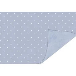 Faltpapiere, Duo-Design 35, 10cm x 15cm, Punkte/hellblau, 50 Stück