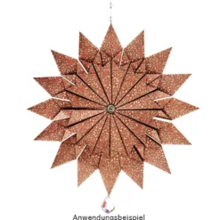 Faltpapiere, Duo-Design 37, 10cm x 15cm, Ornamente/apricot, 50 Stück