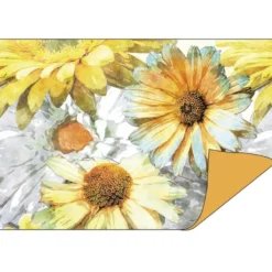 Faltpapiere Duo-Design 5, DIN A5, Blumen/terra, 50 Stück