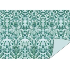 Faltpapiere Duo-Design 6, DIN A5, Ornamente/mint, 50 Stück